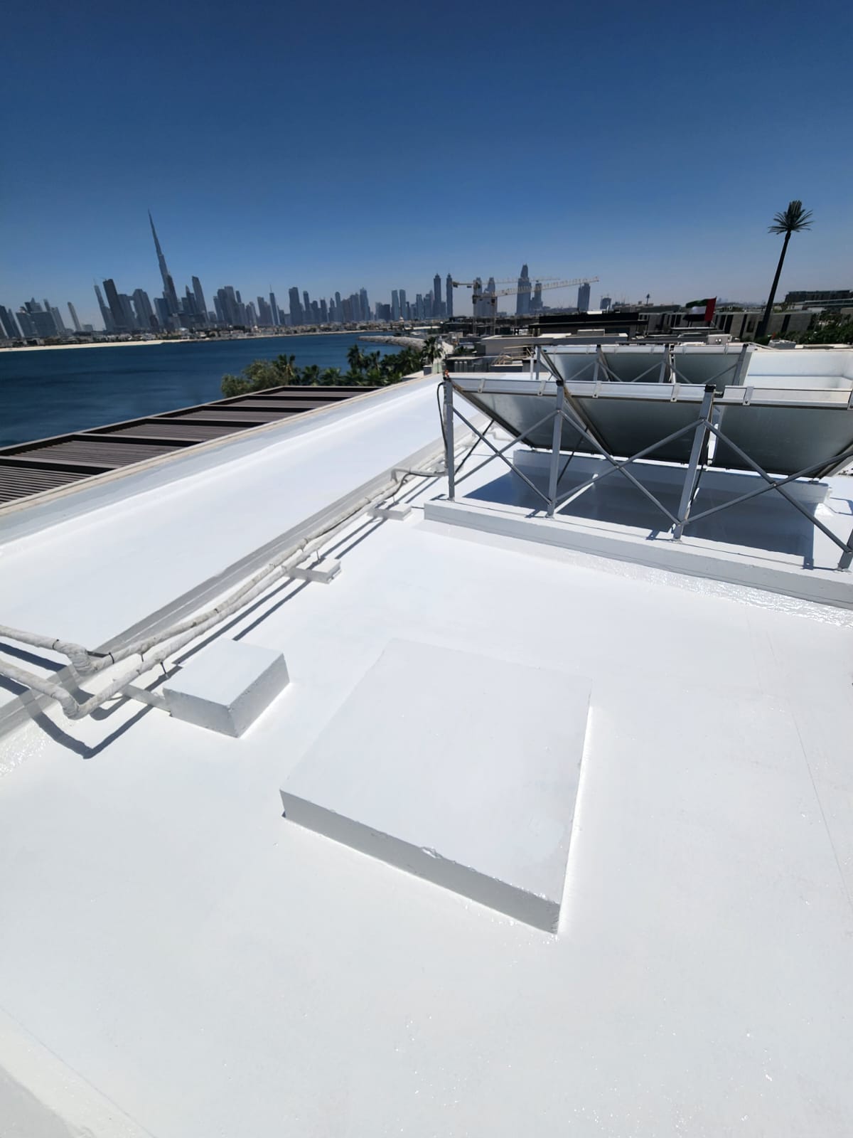 DINWORX completed roof waterproofing in Dubai